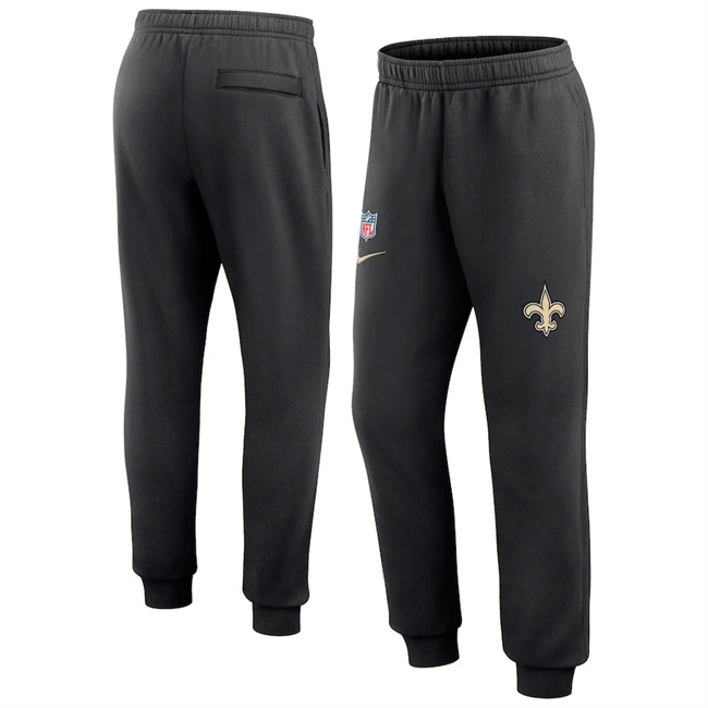 Men's New Orleans Saints Black From Tracking Sweatpants Men's New Orleans Saints Black From Tracking Sweatpants
